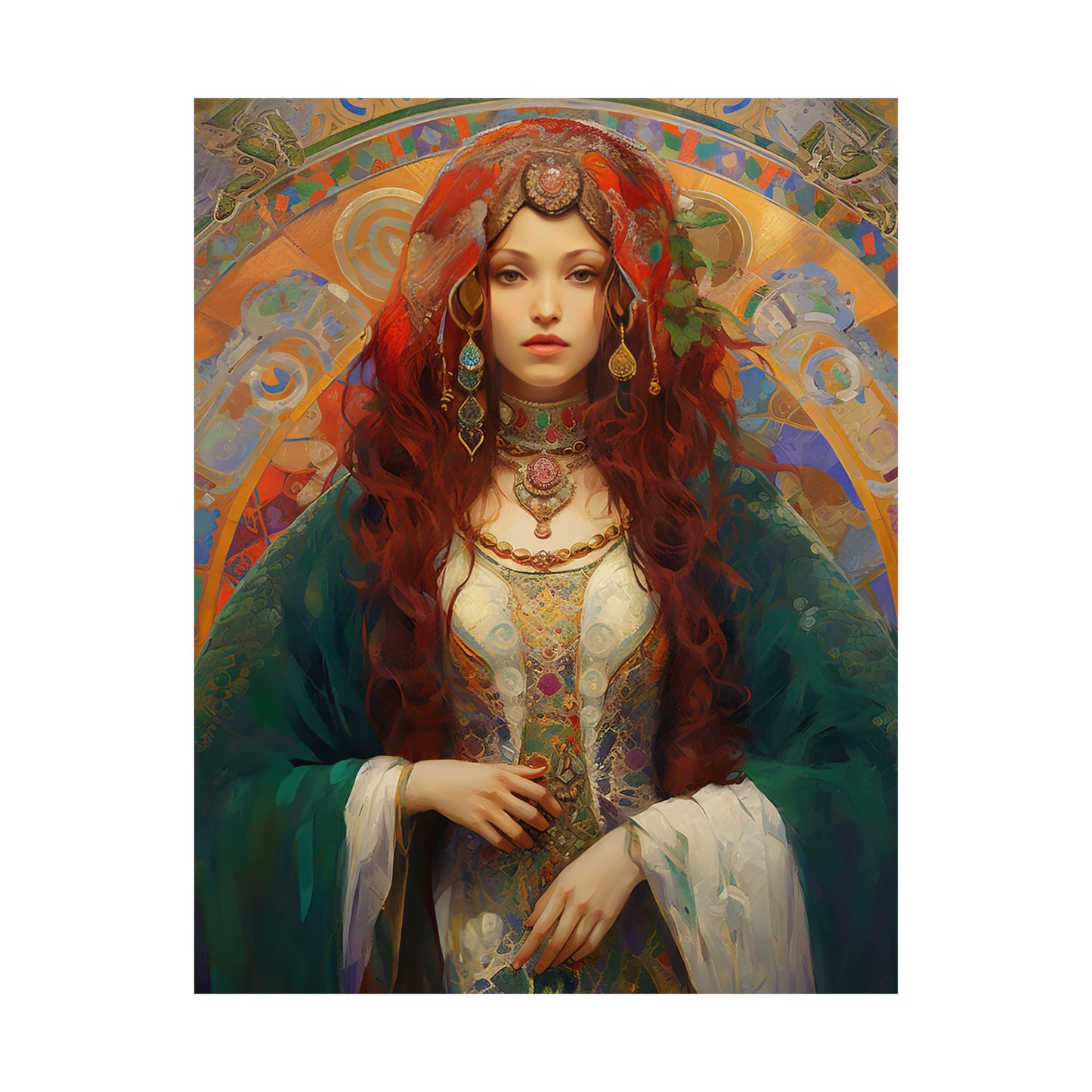 Saint Margaret of Antioch Print - Sanctified Souls Print - Multiple Sizes - Premium Matte Vertical Posters