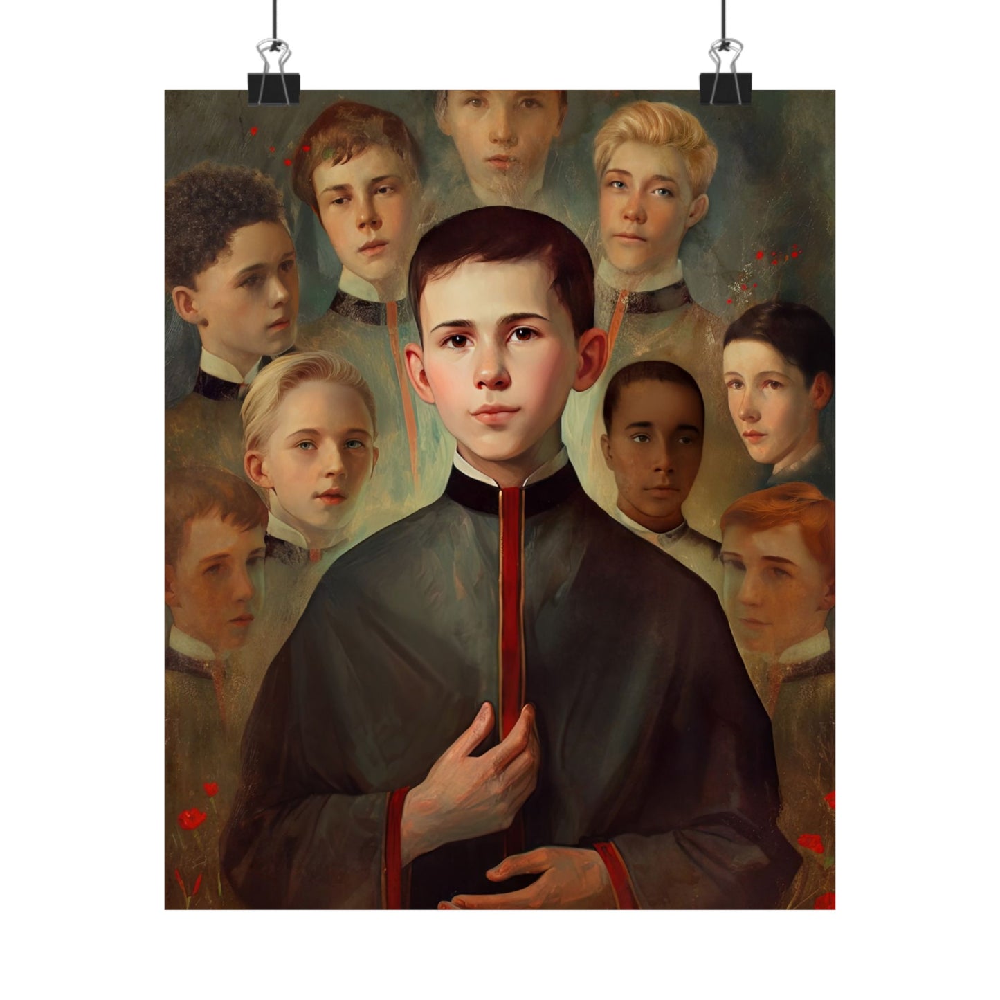 Saint John Berchmans - Sanctified Souls Print - Multiple Sizes - Premium Matte Vertical Posters