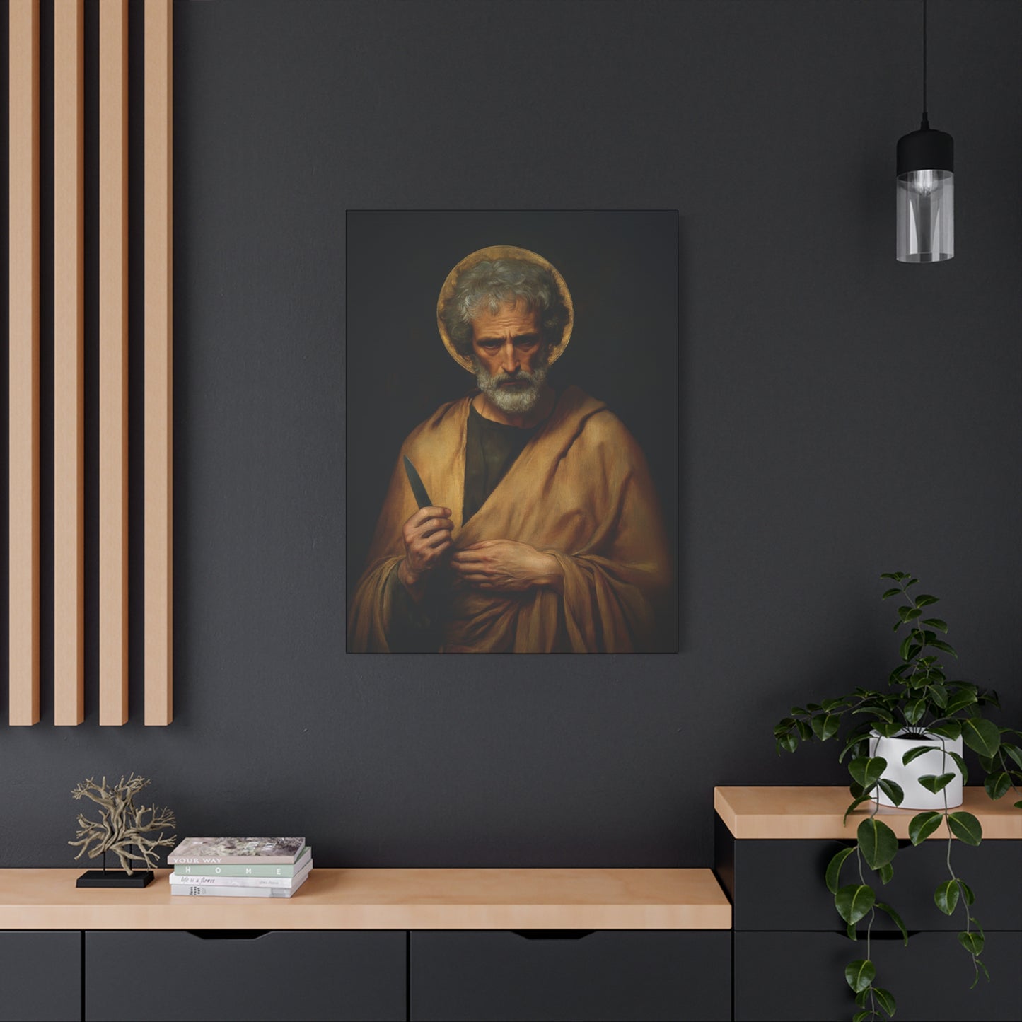 Saint Bartholomew the Apostle  - Gallery Wrapped Canvas - Print - Religious Art for your Home - Catholic