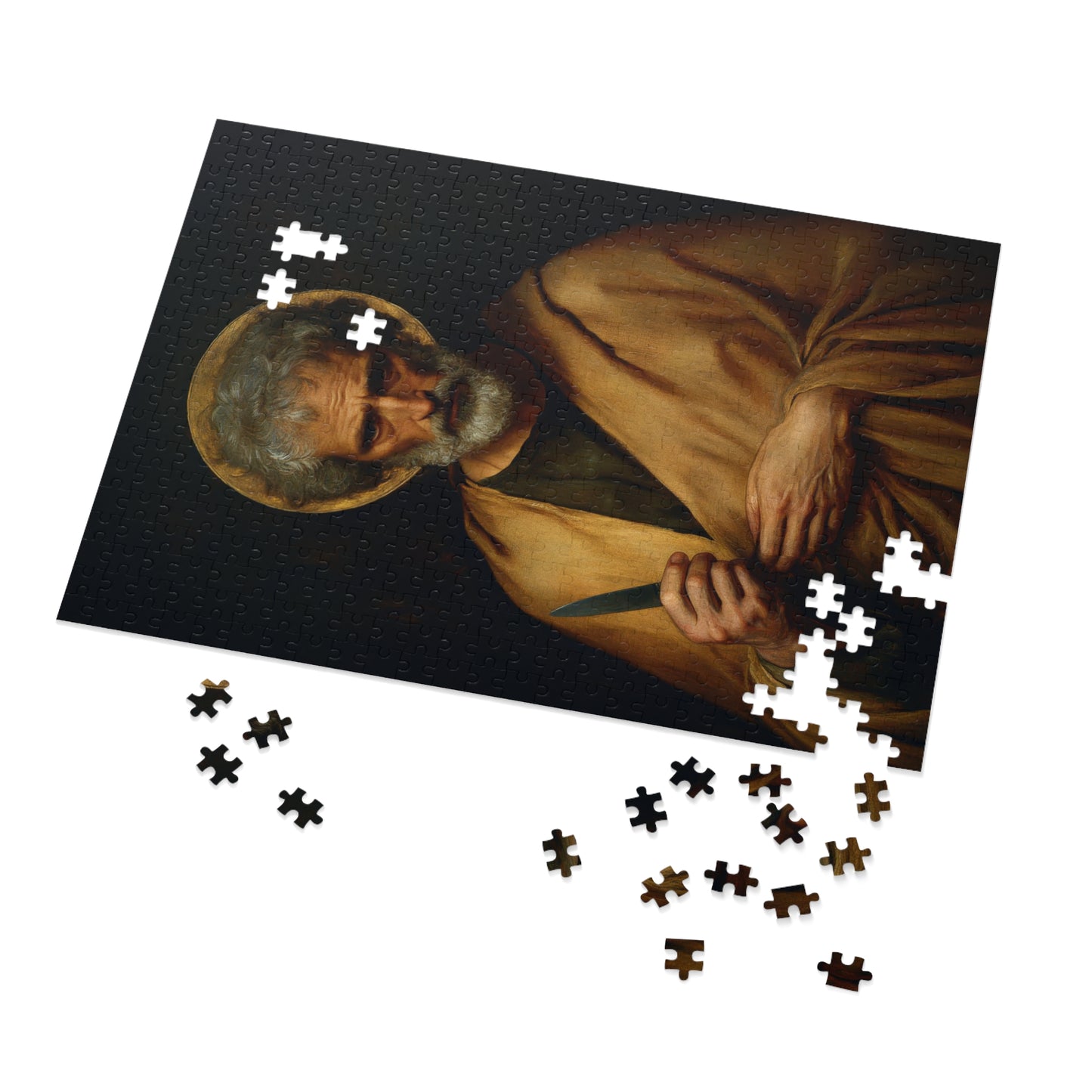 Saint Bartholomew the Apostle  - Puzzle and Keepsake Tin - Religious Jigsaw Puzzle (30, 110, 252, 500,1000-Piece) - Religious Puzzle