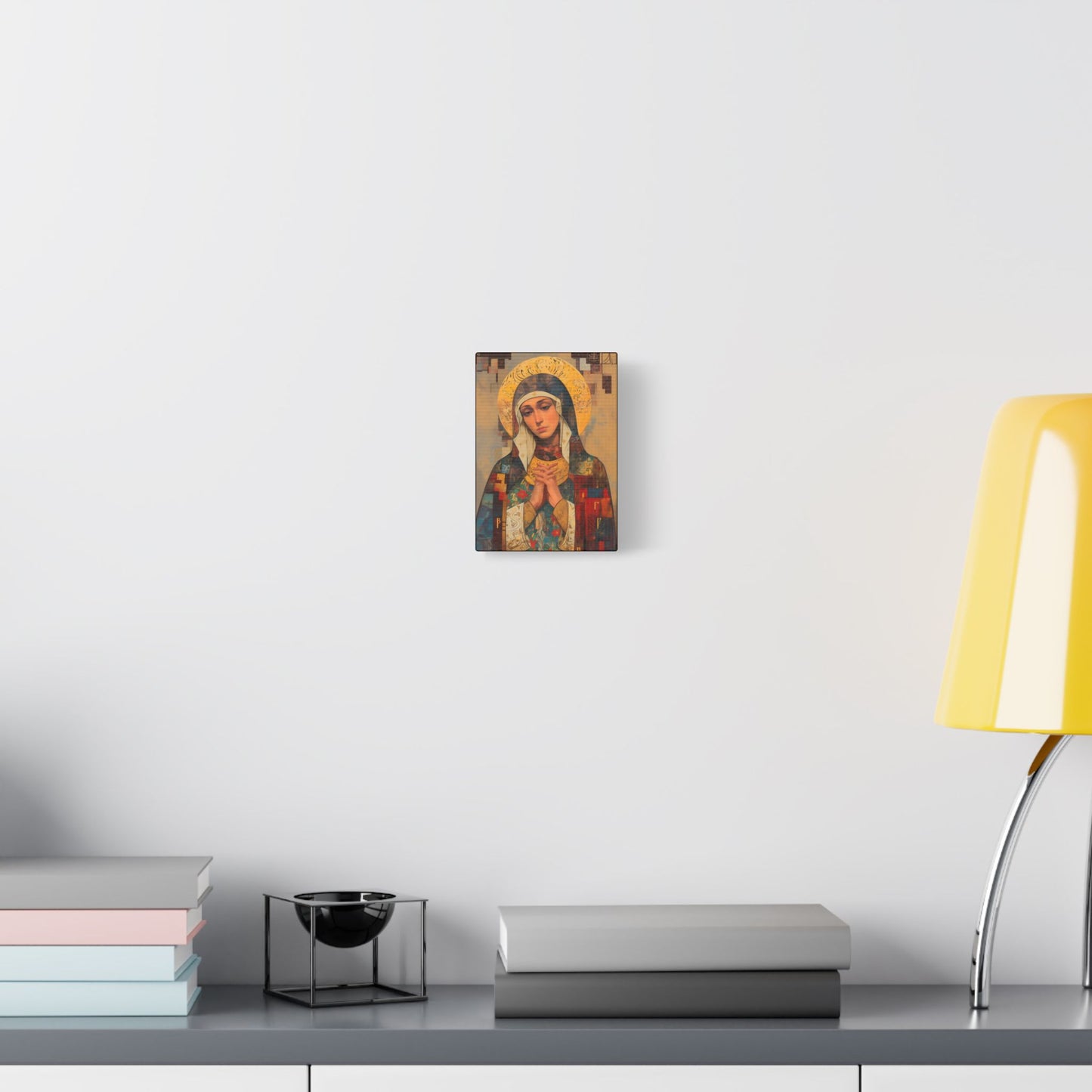 Virgin Mary - Holy Mother of Grace  - Museum Wrapped Canvas - Print - Religious Art for your Home - Catholic art print