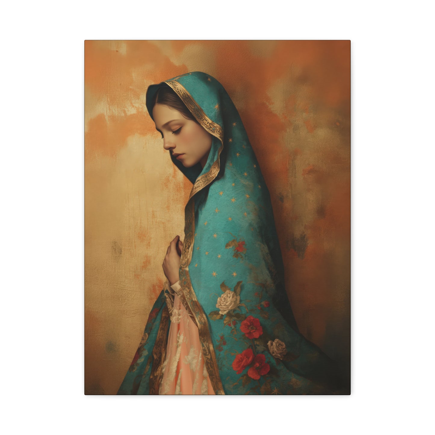 Our Lady of Guadalupe - Gallery Wrapped Canvas - Print - Religious Art for your Home - Catholic Art
