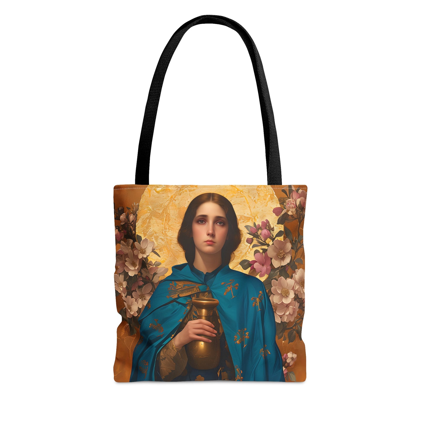 Saint Anastasia the Patrician of Alexandria Tote Bag - Three sizes - Large Medium Small Faith Art Bag - Catholic purse - Double Sided