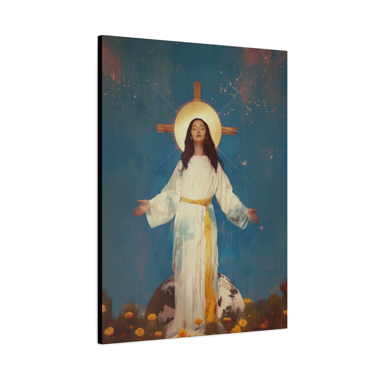 Our Lady of Akita - Mother Mary - Gallery Wrapped Canvas - Print - Religious Art for your Home - Catholic