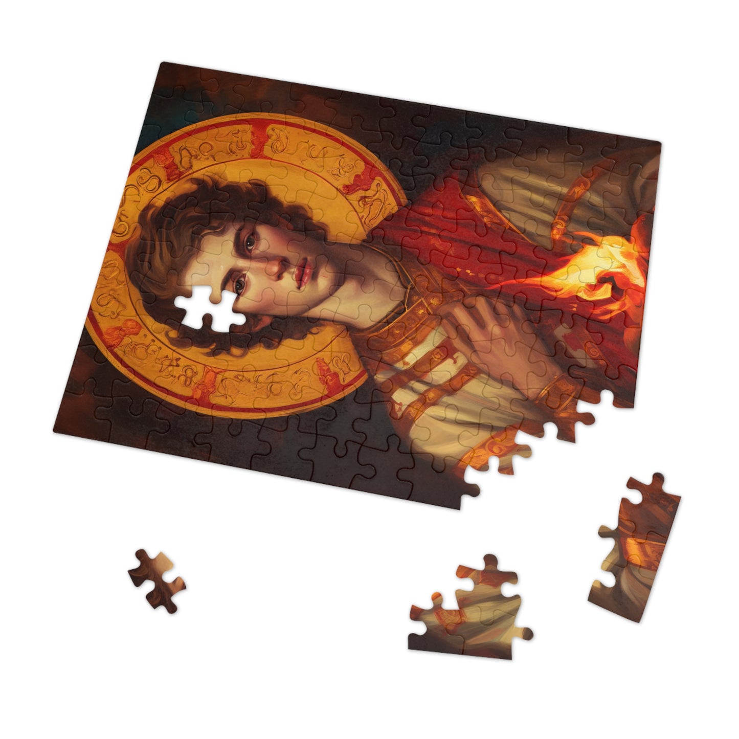 Saint Lawrence - Puzzle and Keepsake Tin - Religious Jigsaw Puzzle (30, 110, 252, 500,1000-Piece) - Religious Puzzle