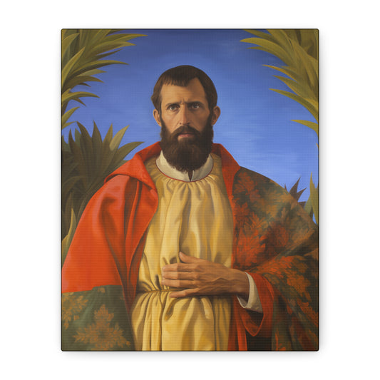 Saint Thomas the Apostle - Museum Wrapped Canvas - Sanctified Souls Print - Religious Art for your Home