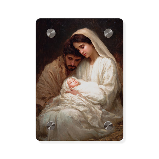 The Quiet Kingdom of the Holy Family - Wall Art Panel - Ready to Hang Acrylic Print - Catholic Saint Art - Christian