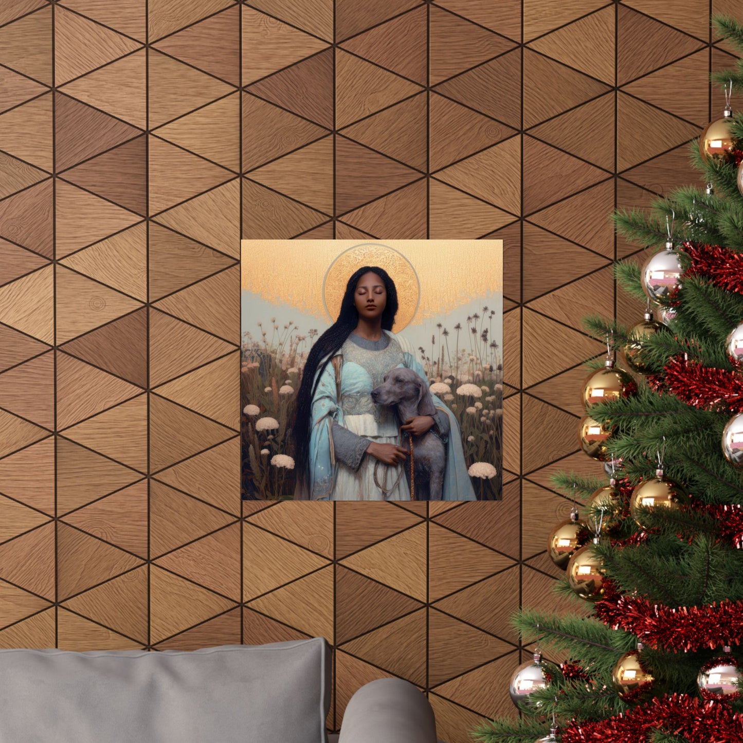 Saint Quiteria - Sanctified Souls Print - Multiple Sizes - Premium Matte Vertical Posters
