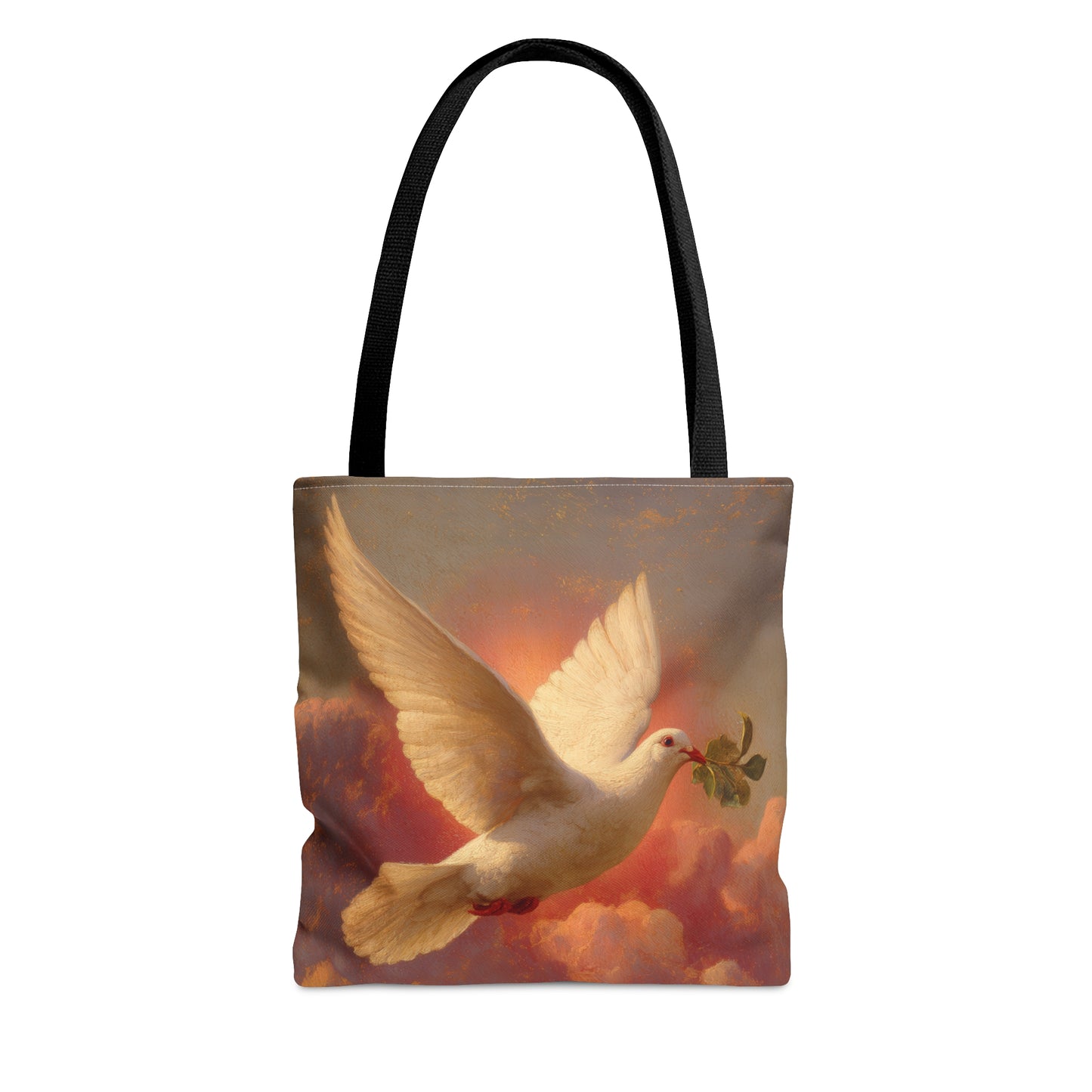 The Spirit Who Restored the Horizon - Holy Spirit - The Dove Tote Bag - Large Medium Small Faith Art Bag - Catholic Faith Purse
