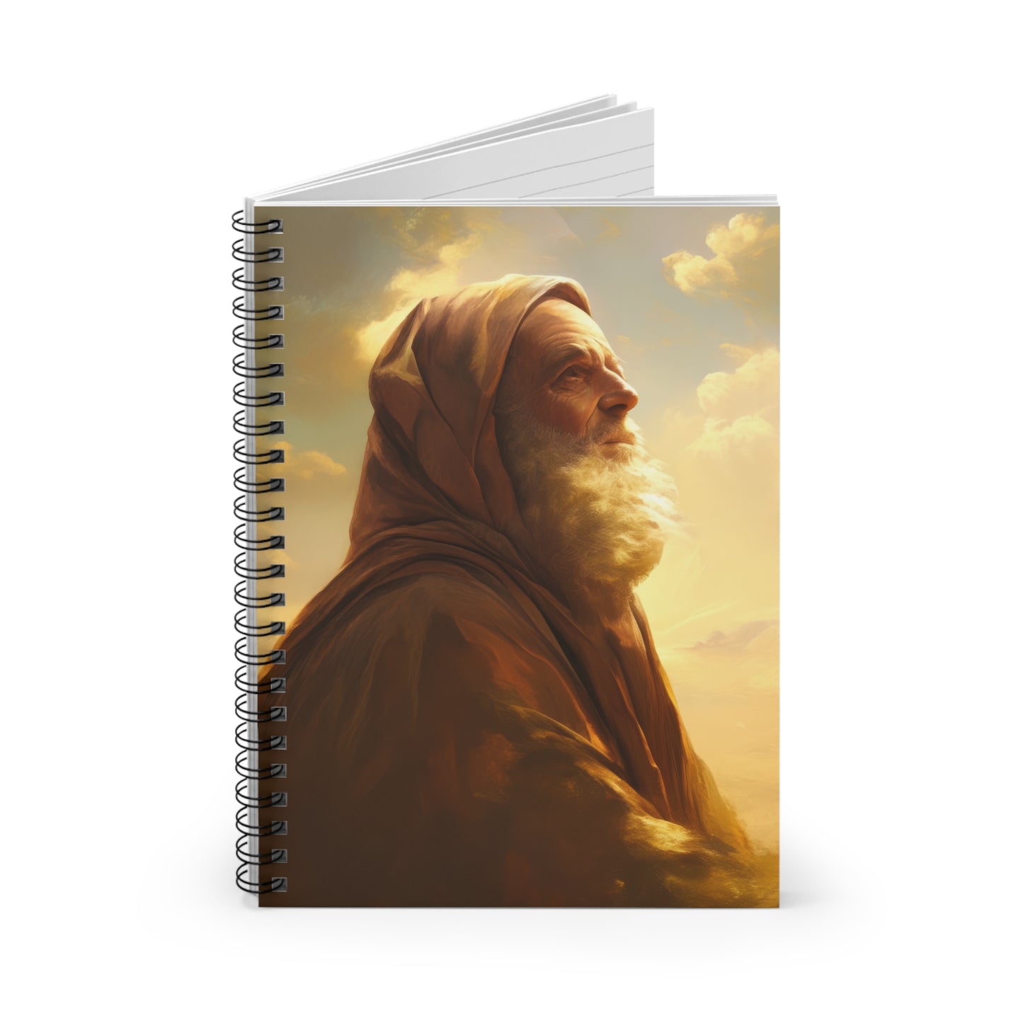 Father Abraham - Sanctified Souls Art - Religious Based Notebook - Spiral Notebook - Prayer journal