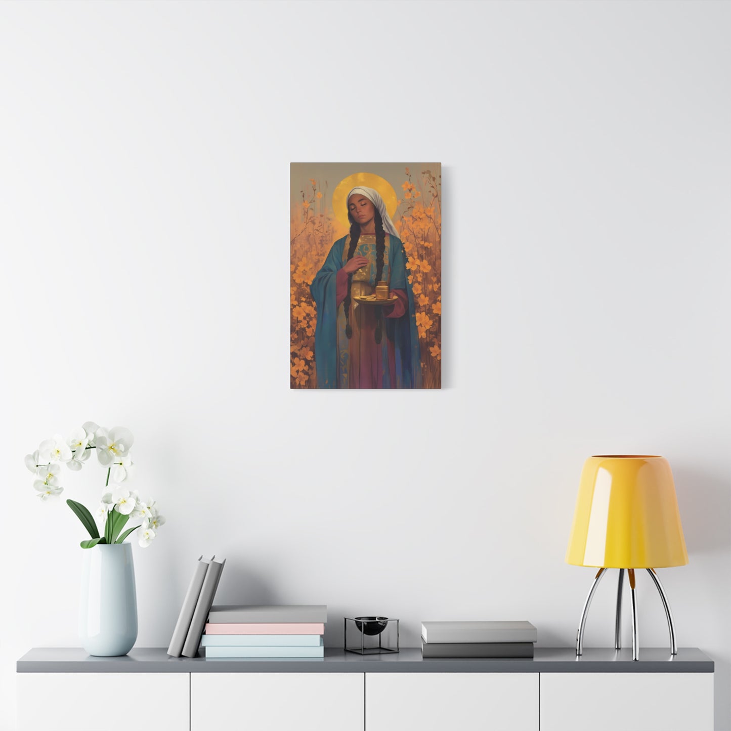Saint Hermione of Ephesus - Gallery Wrapped Canvas - Print - Religious Art for your Home - Catholic Art Print
