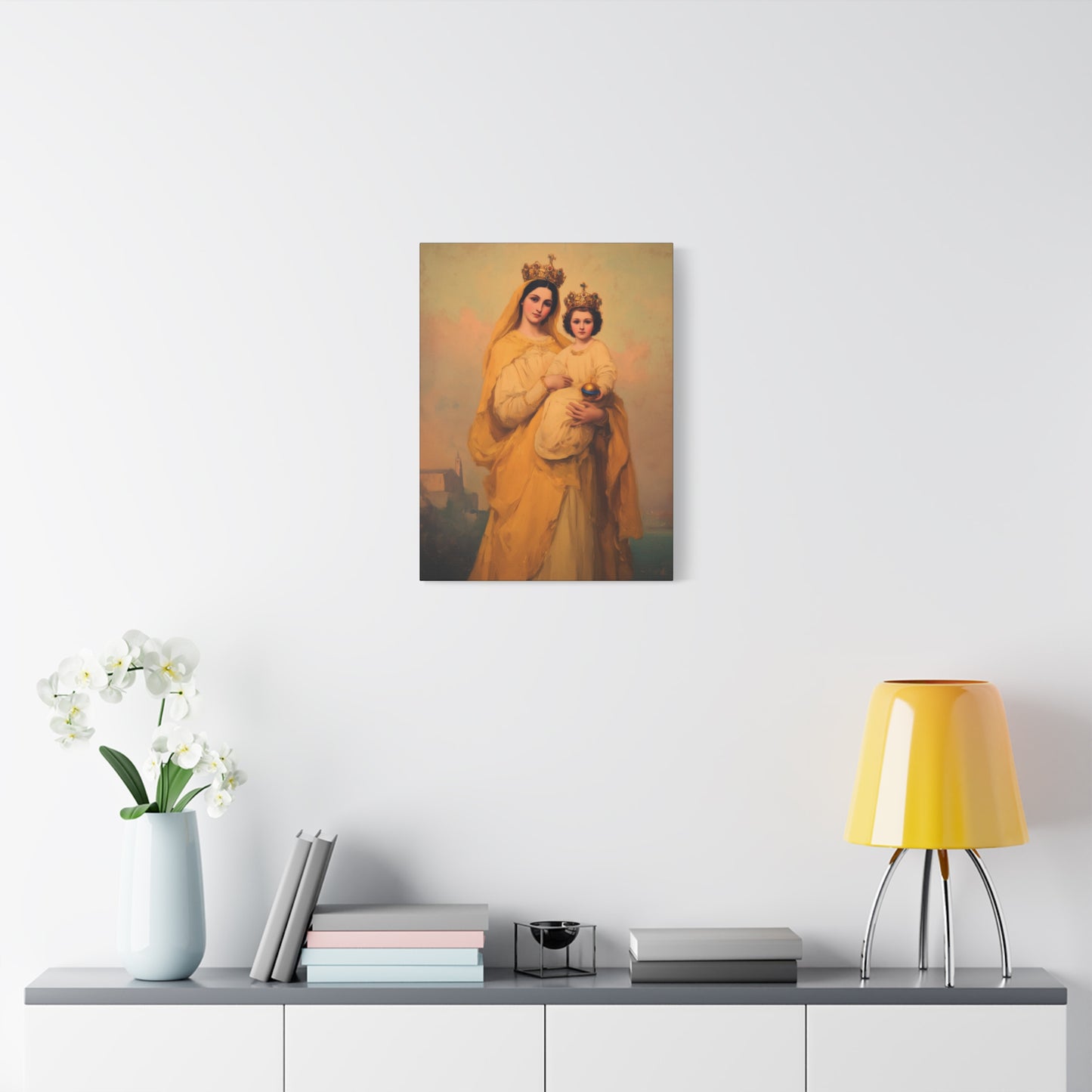 Our Lady of Prompt Succor - Gallery Wrapped Canvas - Print - Religious Art for your Home - Catholic