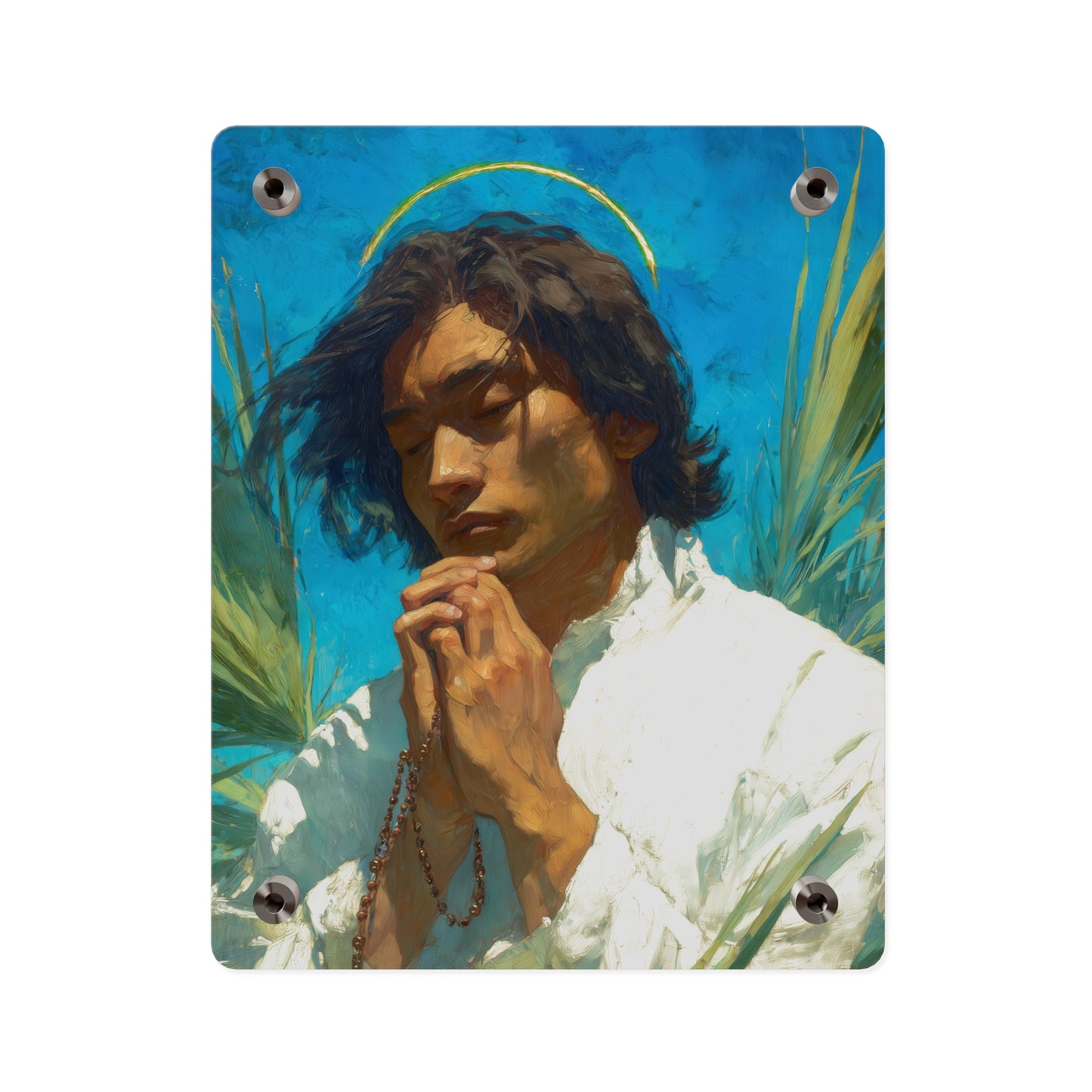 Saint Lorenzo Ruiz Wall Art Panel - Ready to Hang Acrylic Print - Catholic Saint Art - Patron Saint Print - Martyr Art
