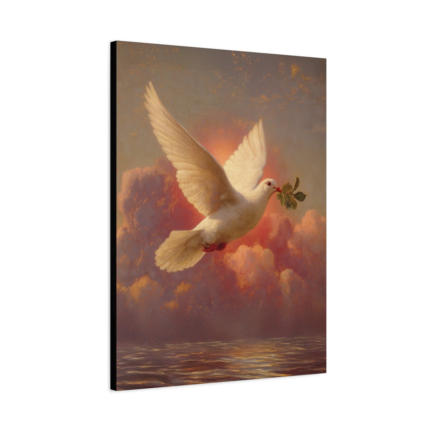 The Spirit Who Restored the Horizon - Holy Spirit - The Dove- Gallery Wrapped Canvas - Print - Religious Art for your Home - Catholic