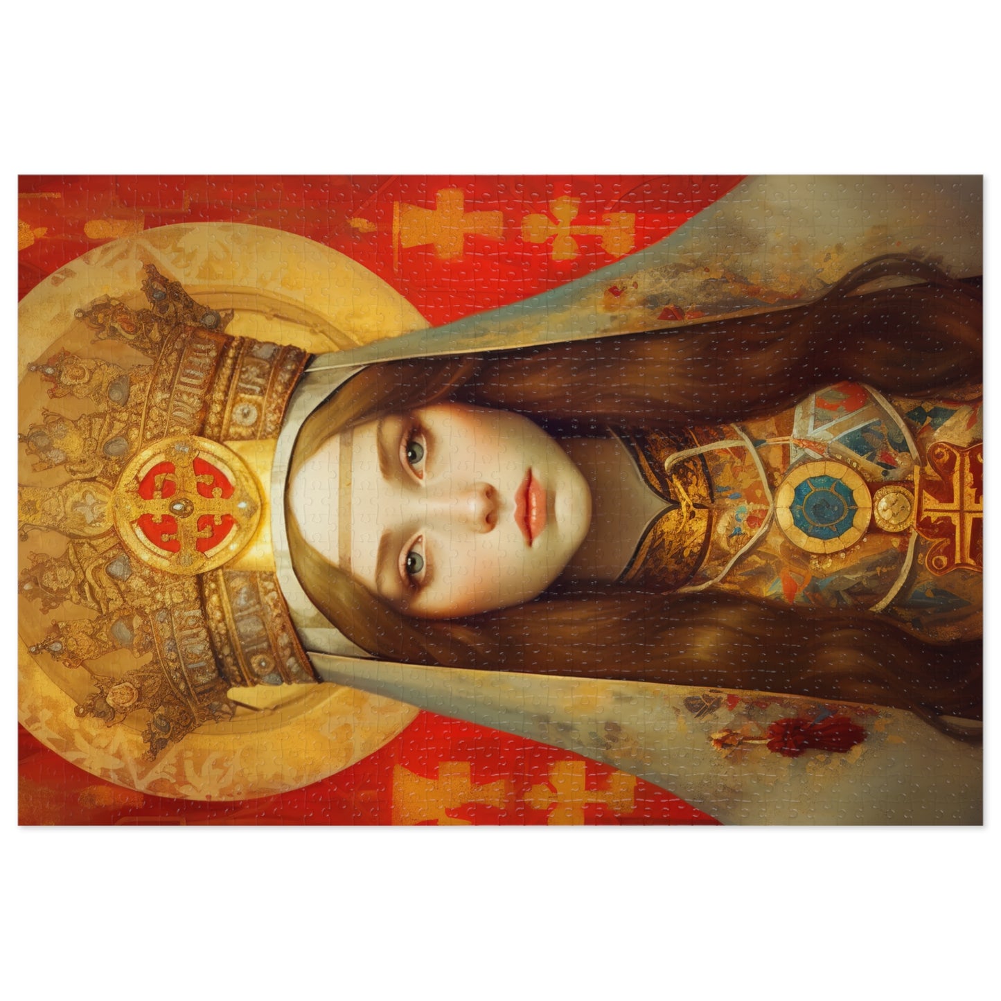 Saint Alexandra - Puzzle and Keepsake Tin - Jigsaw Puzzle (30, 110, 252, 500,1000-Piece) - Religious Puzzle