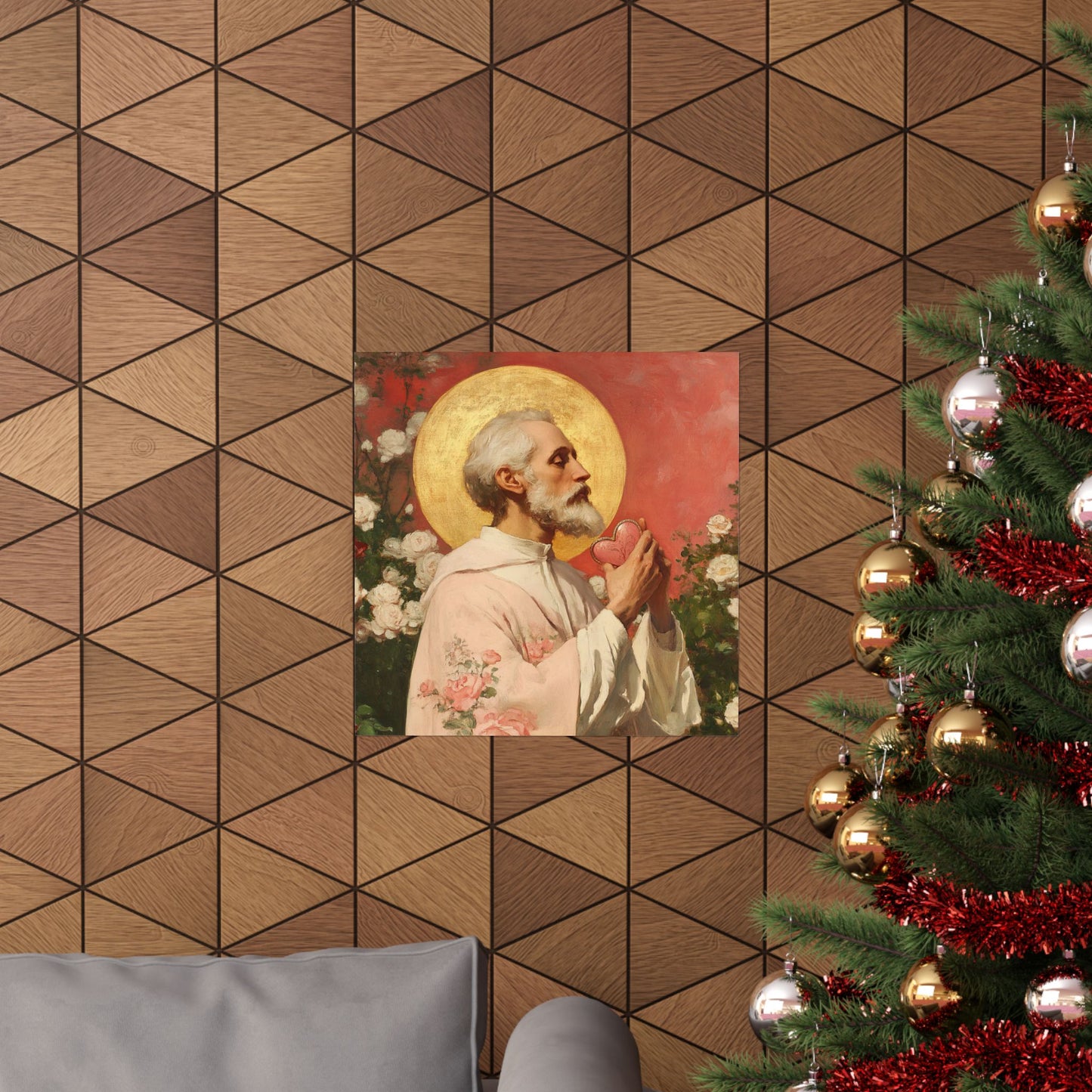 Saint Valentine -  Catholic Art - Multiple Sizes - Premium Posters - Catholic Art - Christian Home - Catholic Saint Art