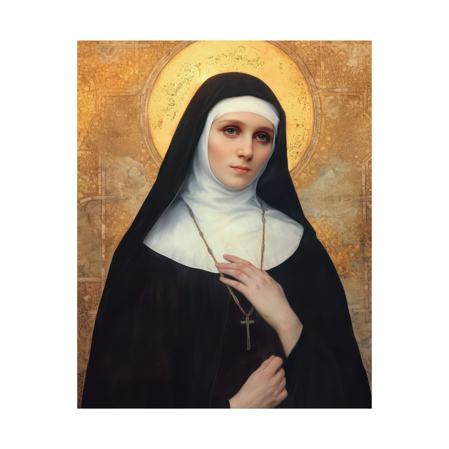 Saint Benedetta Cambiagio Poster Print - Sanctified Souls Print - Multiple Sizes - Premium Posters - Catholic Art for your home