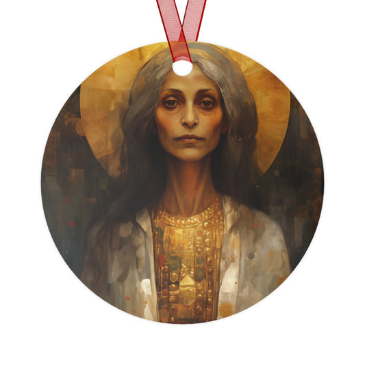 Saint Mary of Egypt - Religious Holiday Christmas Ornament and Keepsake - Double sided Keepsake Religious Ornament