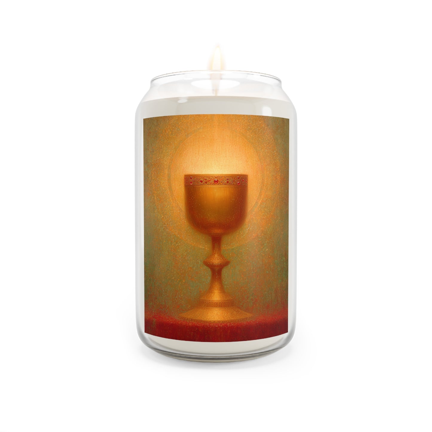Chalice of the Lamb, Light of the World - The Holy Grail - Scented Prayer Candle, 13.75oz - Tall Size - Religious Prayer Candle