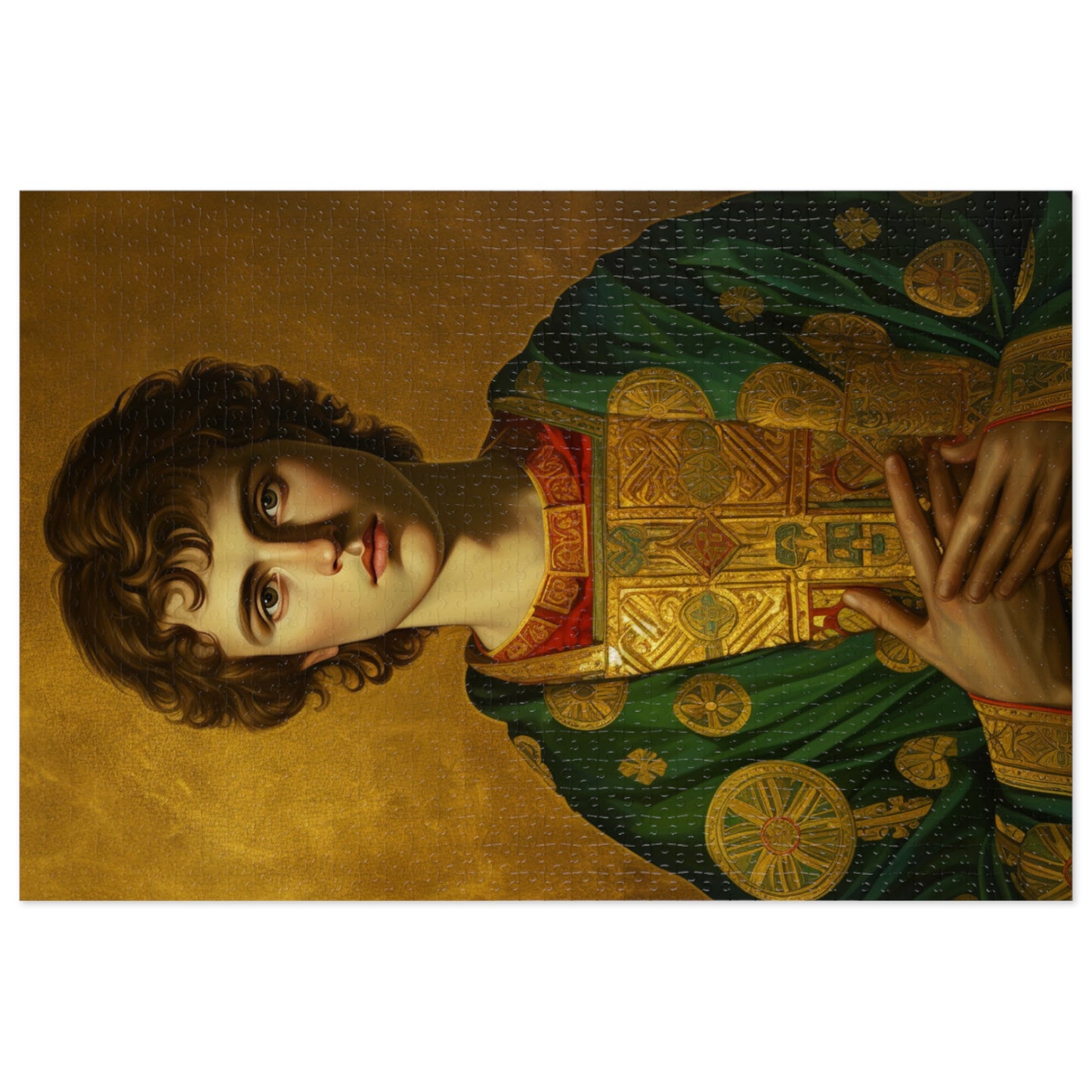 Saint Pantaleon - Puzzle and Keepsake Tin - Religious Jigsaw Puzzle (30, 110, 252, 500,1000-Piece) - Religious Puzzle