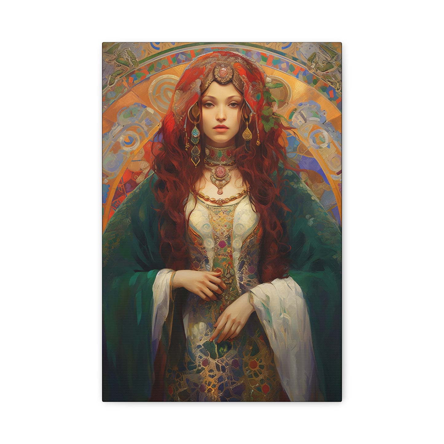 Saint Margaret of Antioch - Museum Wrapped Canvas - Sanctified Souls Print