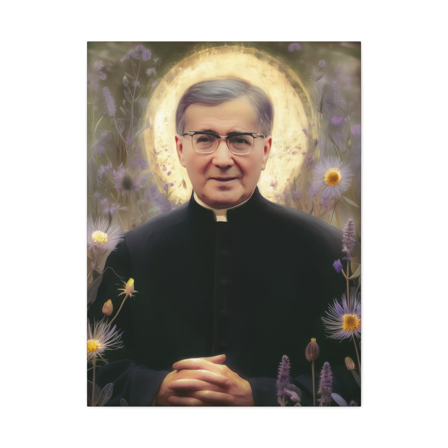 Saint Josemaría Escrivá - Museum Wrapped Canvas - Print - Religious Art for your Home - Christian print