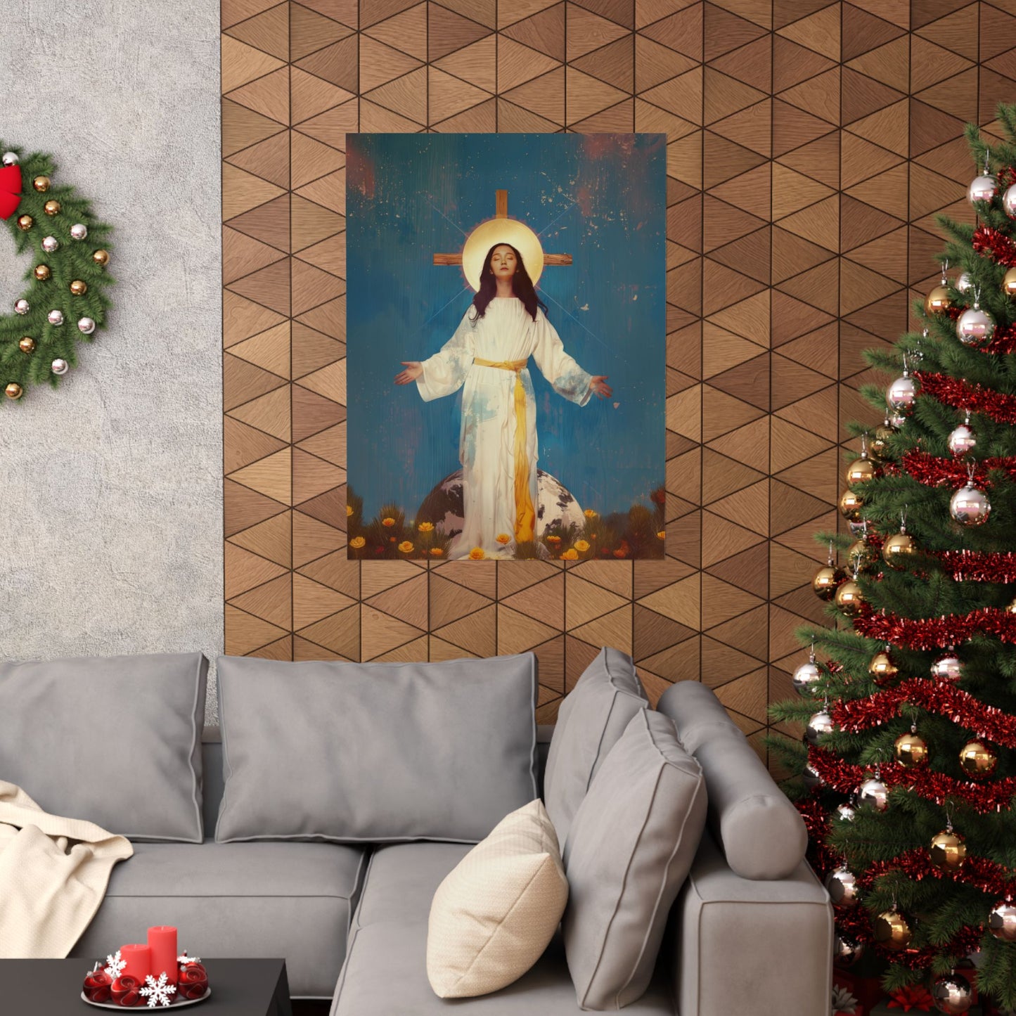 Our Lady of Akita - Mother Mary - Sanctified Souls Print - Multiple Sizes - Premium Matte Vertical Posters