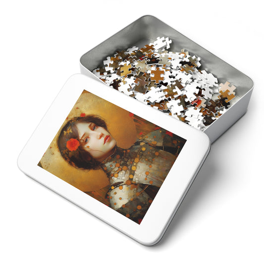 Saint Joan of Arc - Puzzle and Keepsake Tin - Religious Jigsaw Puzzle (30, 110, 252, 500,1000-Piece) - Religious Puzzle