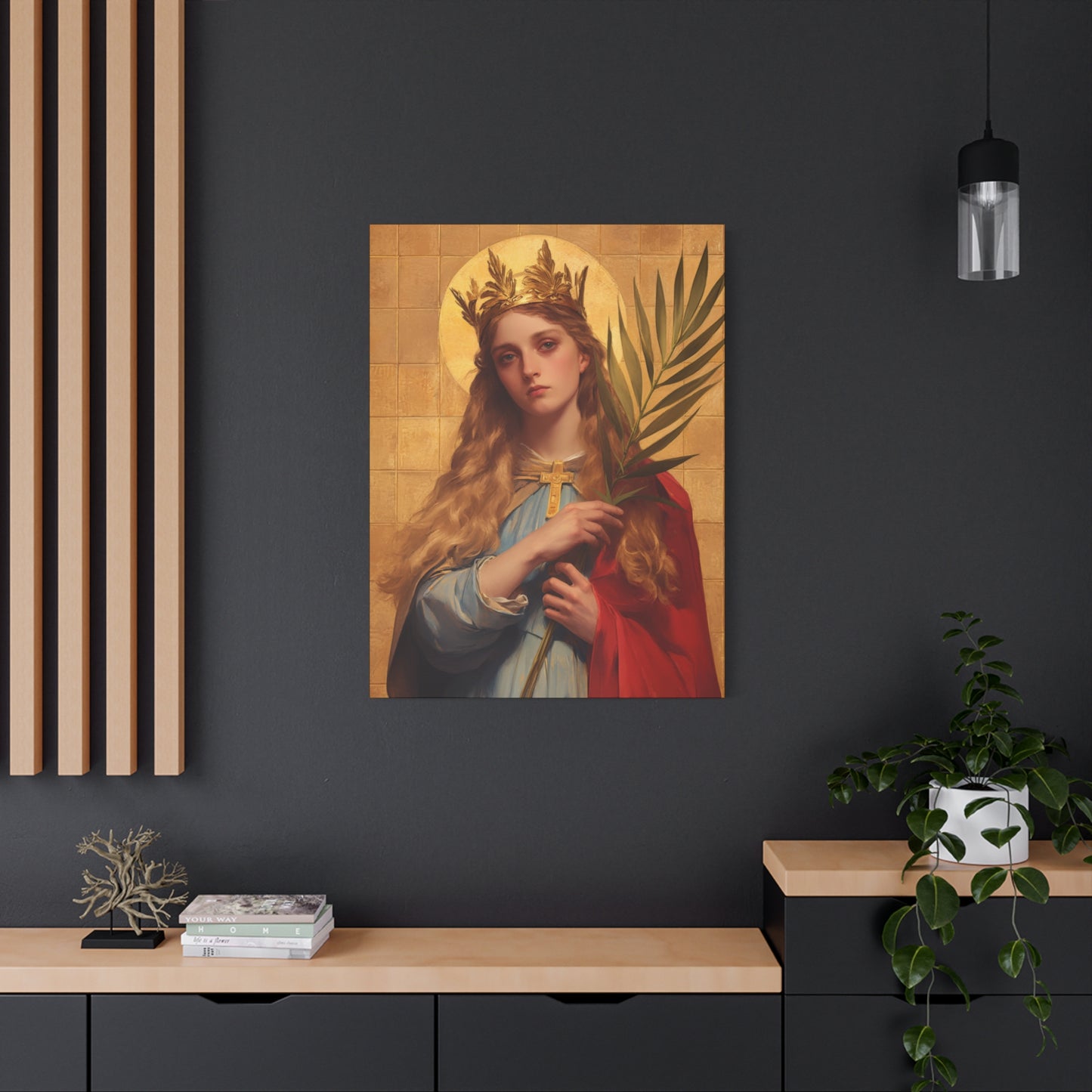 Saint Agrippina - Gallery Wrapped Canvas - Print - Religious Art for your Home - Catholic Art