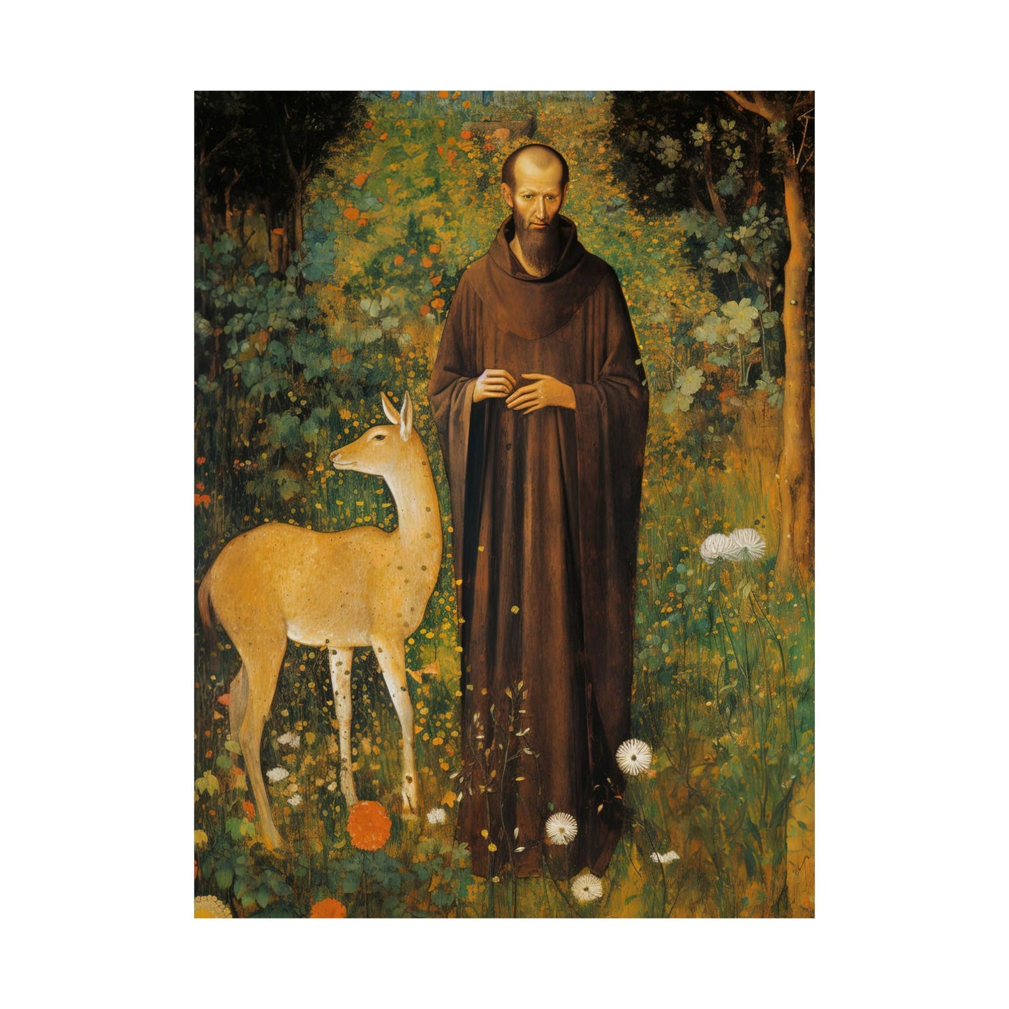 Saint Giles - Sanctified Souls Print - Multiple Sizes - Premium Matte Vertical Posters