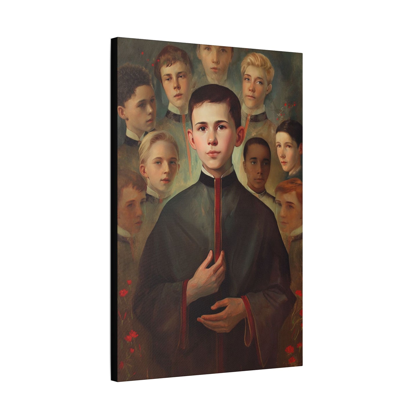 Saint John Berchmans Canvas Print - Multiple Sizes - Catholic Home art - Museum Wrapped Canvas - Sanctified Souls Print