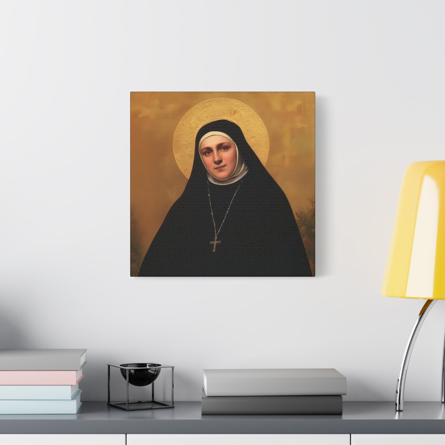Saint Geltrude Caterina Comensoli - Gallery Wrapped Canvas - Print - Religious Art for your Home - Catholic Art
