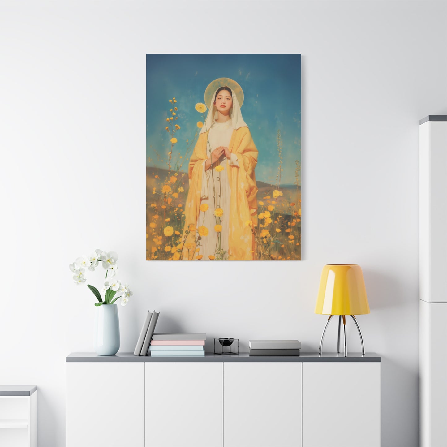 Saint Agatha Lin - Gallery Wrapped Canvas - Print - Religious Art for your Home - Catholic Art
