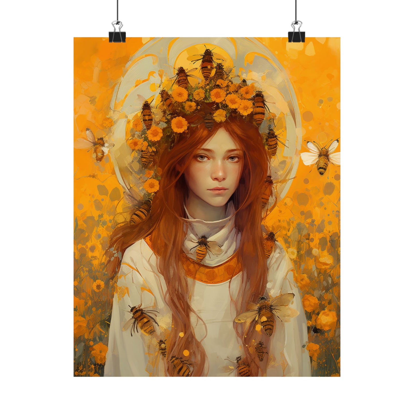 Saint Abigail - Sanctified Souls Print - Multiple Sizes - Premium Matte Vertical Posters