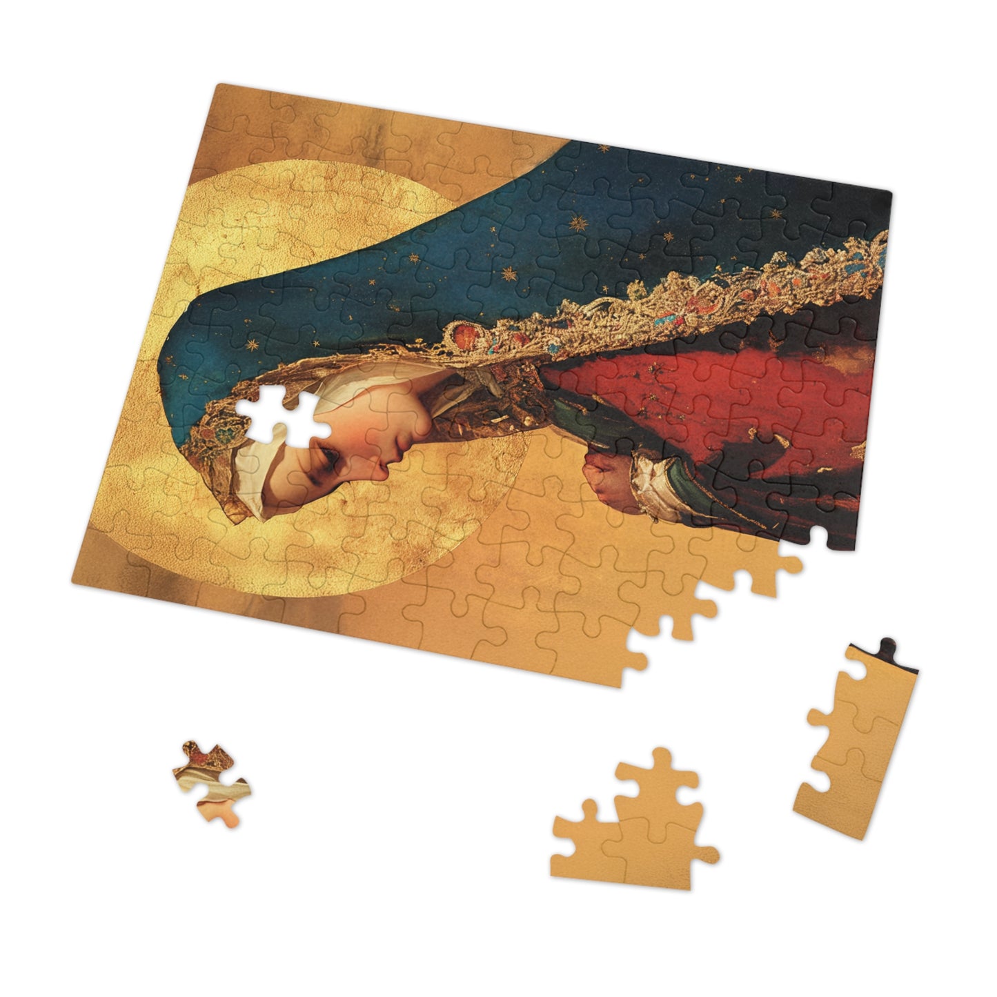 Our Lady of Mercy / Our Lady of Ransom - Puzzle and Tin - Religious Jigsaw Puzzle (30, 110, 252, 500,1000) - Gift Catholic Families