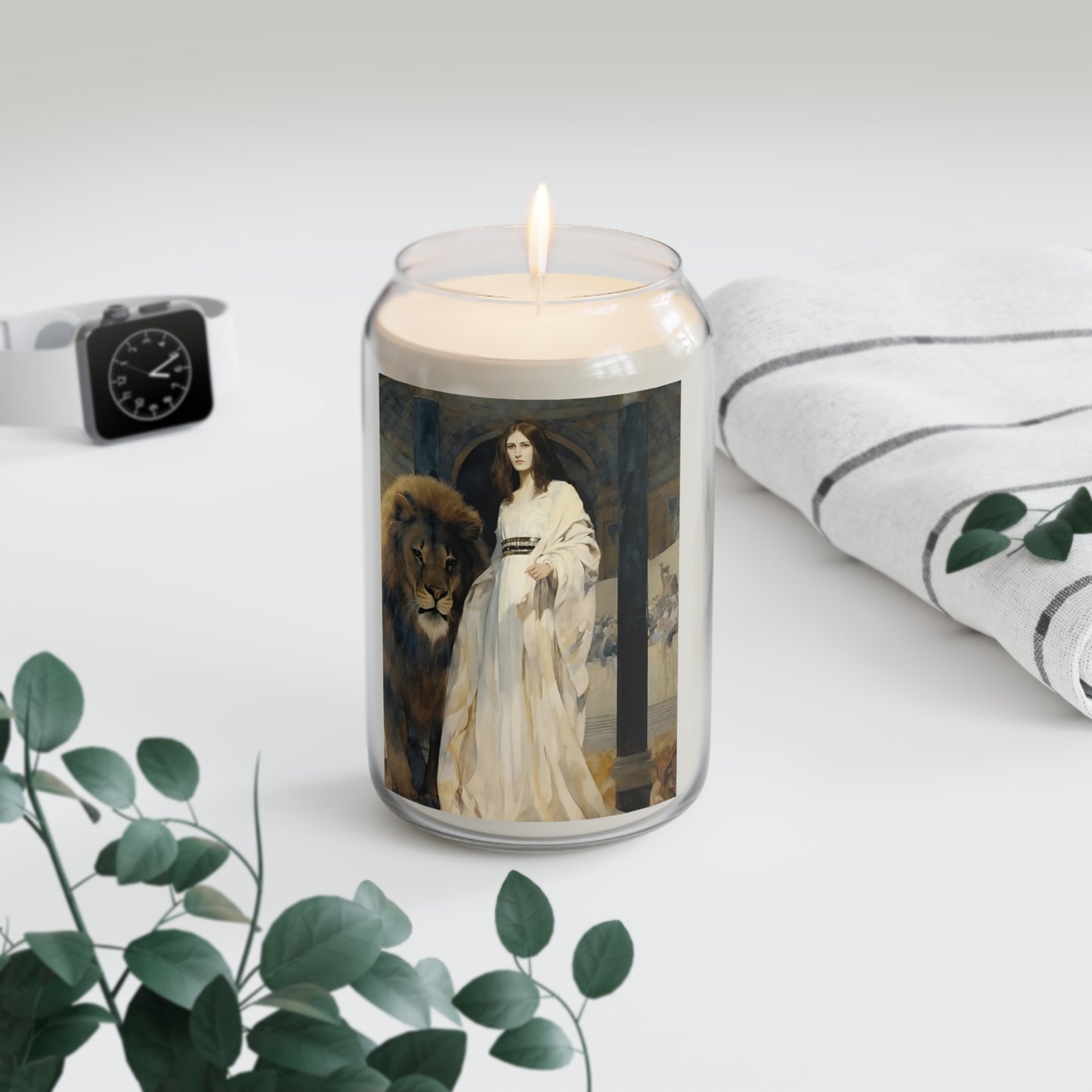 Saint Euphemia  - Scented Prayer Candle, 13.75oz - Tall Size - Religious Prayer Candle - Catholic Art