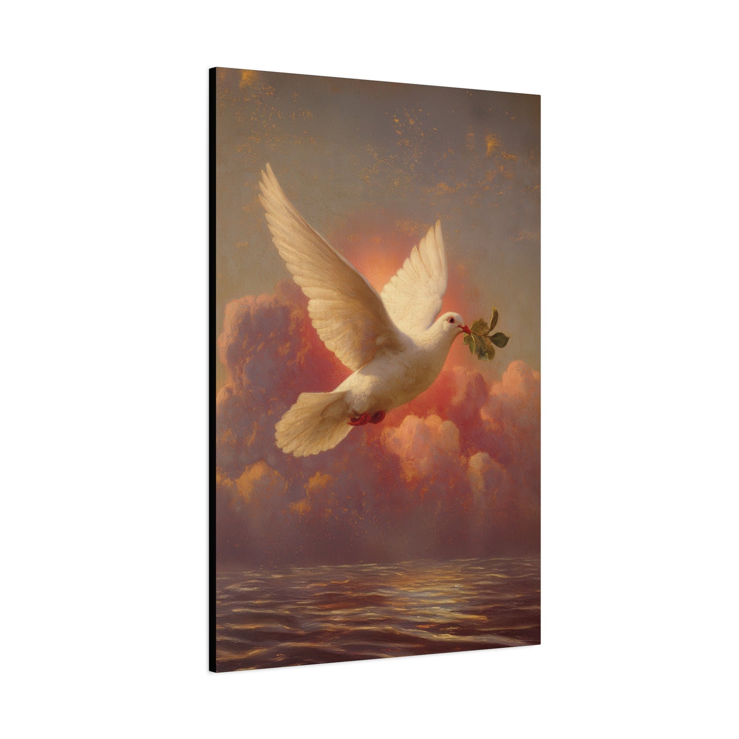 The Spirit Who Restored the Horizon - Holy Spirit - The Dove- Gallery Wrapped Canvas - Print - Religious Art for your Home - Catholic