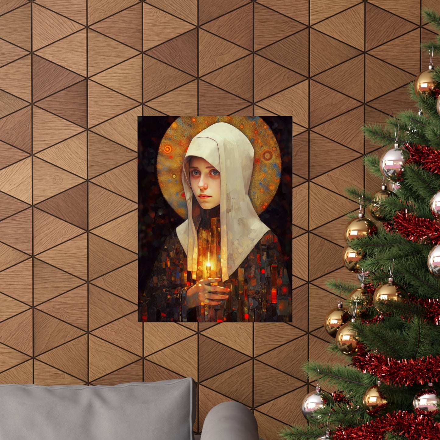 Saint Frances of Rome - Sanctified Souls Print - Multiple Sizes - Premium Matte Vertical Posters