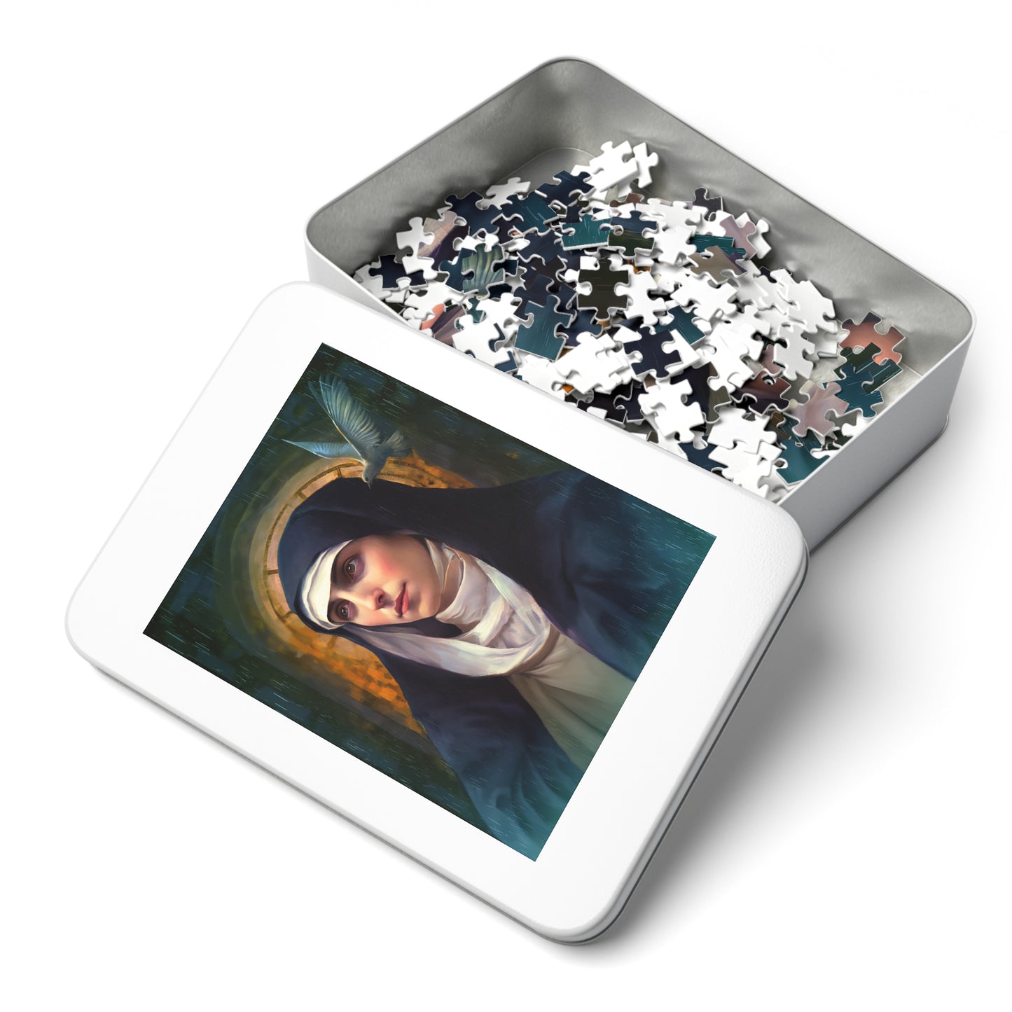 Saint Teresa of Avila - Puzzle and Keepsake Tin - Religious Jigsaw Puzzle (30, 110, 252, 500,1000-Piece) - Religious Puzzle