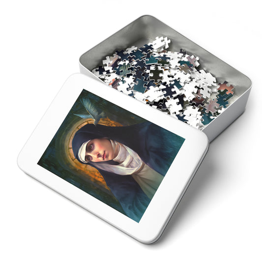 Saint Teresa of Avila - Puzzle and Keepsake Tin - Religious Jigsaw Puzzle (30, 110, 252, 500,1000-Piece) - Religious Puzzle