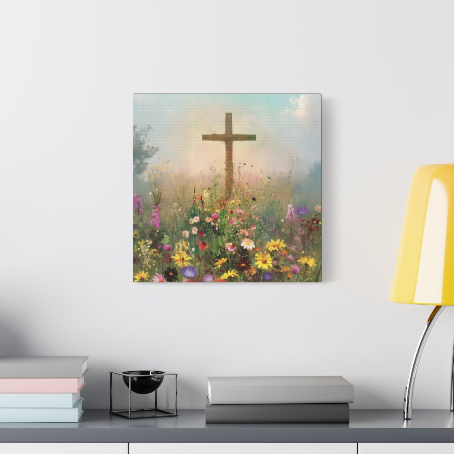 The Cross That Called the Earth to Life - Gallery Wrapped Canvas - Print - Religious Art for your Home - Catholic