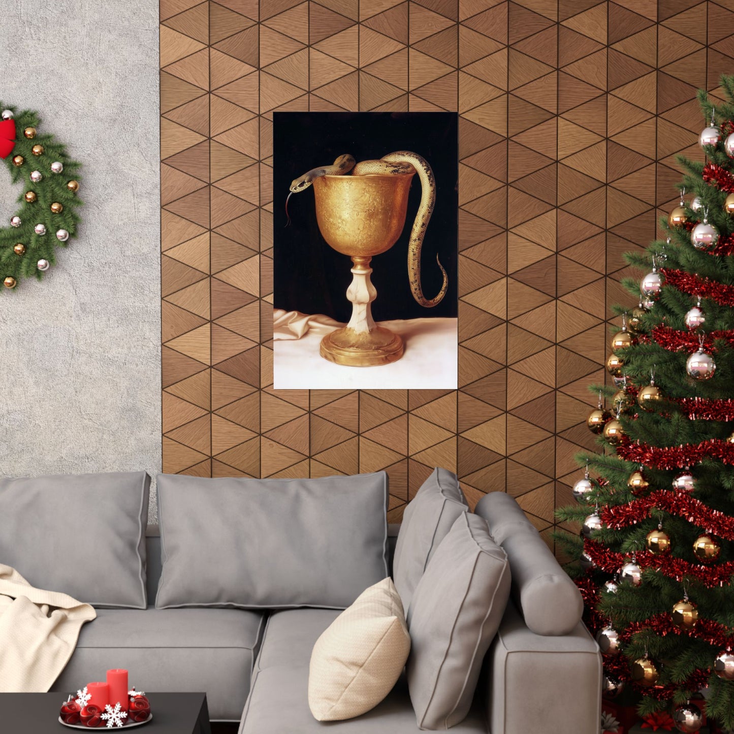 Saint John's Chalice - Sanctified Souls Print - Multiple Sizes - Premium Matte Vertical Posters