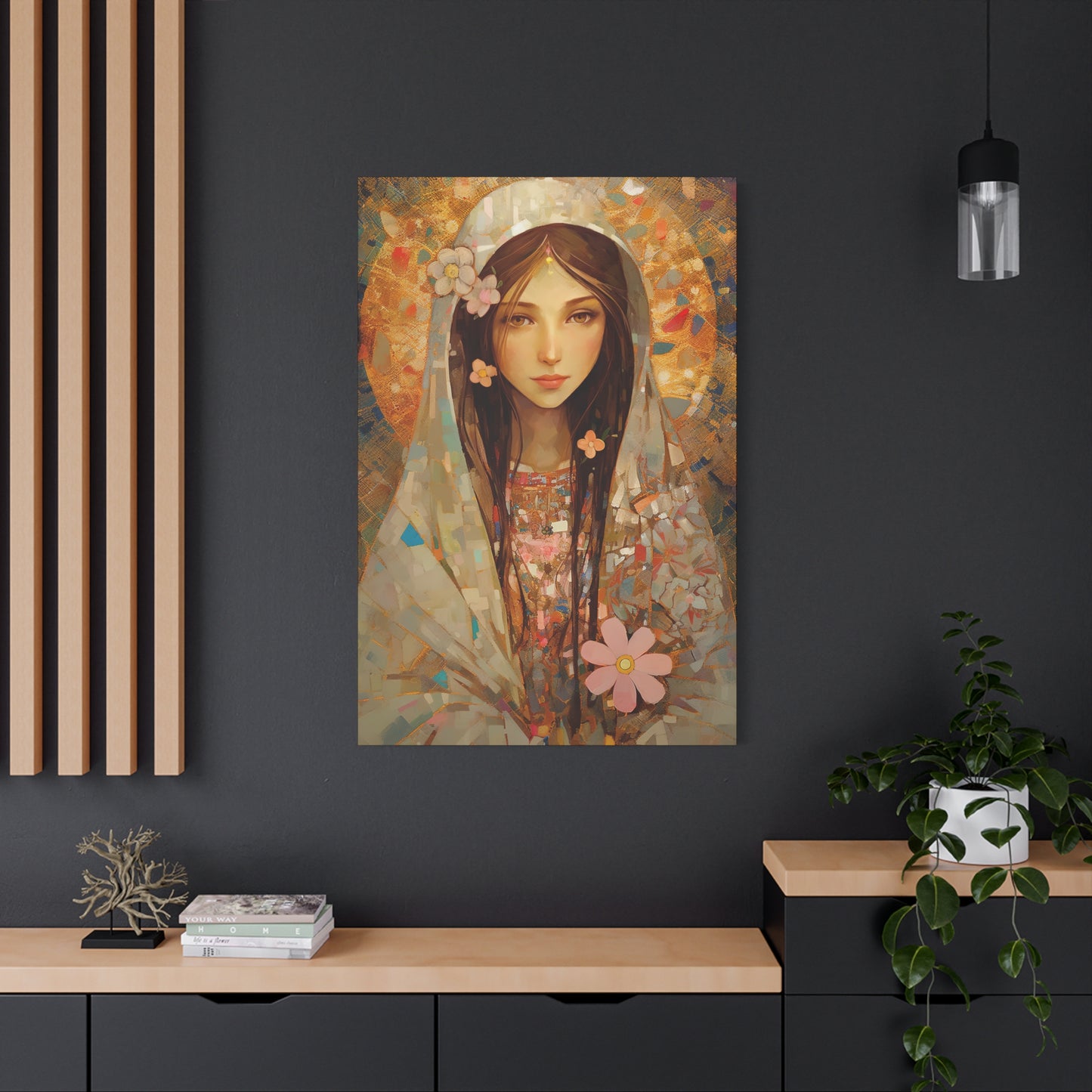 Saint Maria Goretti - Museum Wrapped Canvas - Sanctified Souls Print - Religious Art for your Home