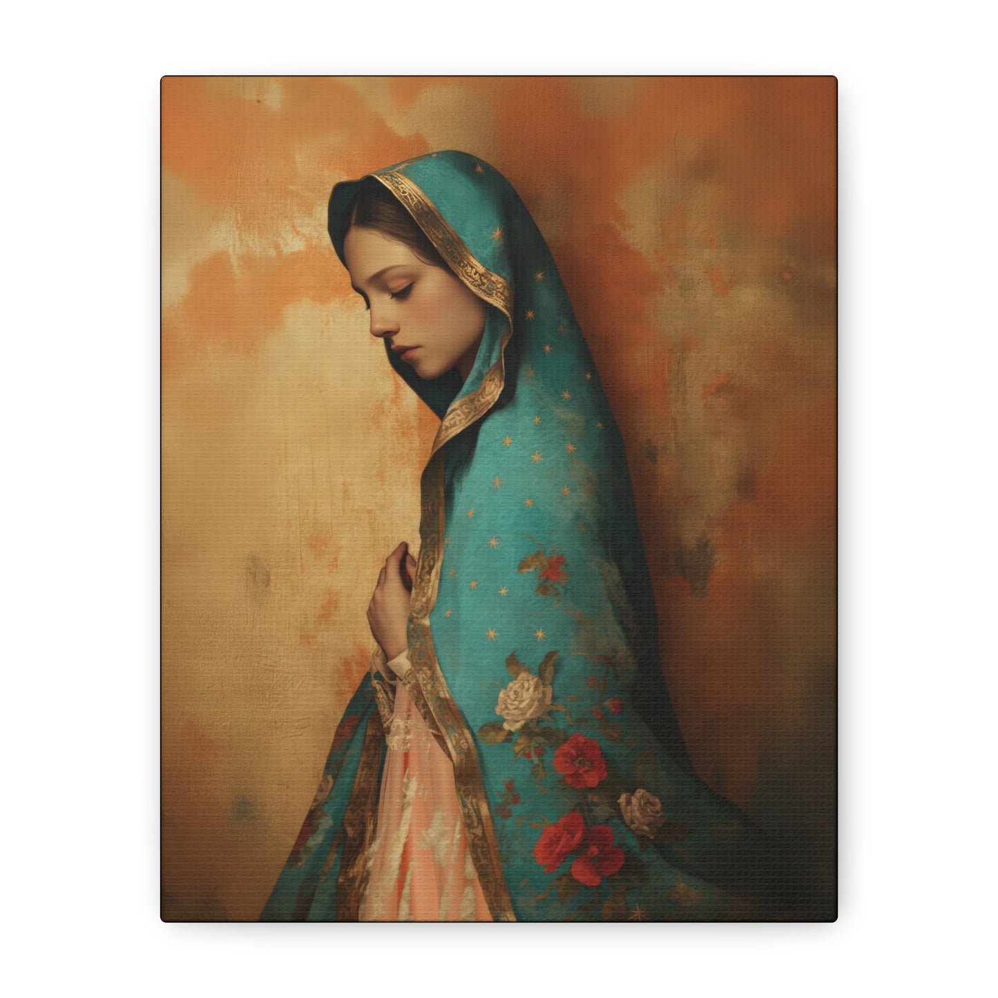Our Lady of Guadalupe - Gallery Wrapped Canvas - Print - Religious Art for your Home - Catholic Art