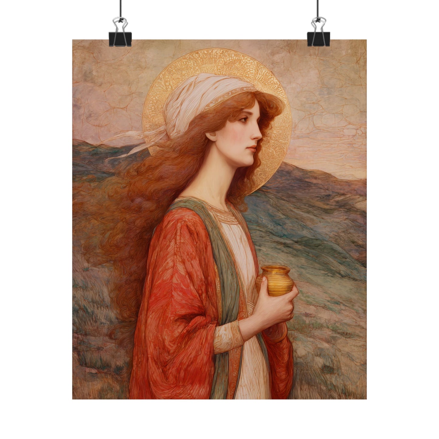 Saint Joanna - Sanctified Souls Print - Multiple Sizes - Premium Matte Vertical Posters