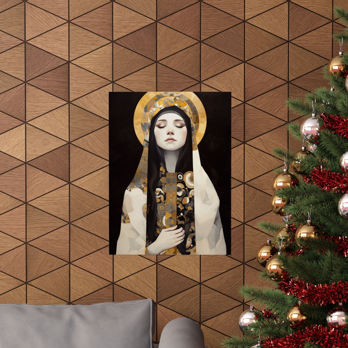 Saint Marie Magdalen Postel Print - Sanctified Souls Print - Multiple Sizes - Premium Matte Vertical Posters