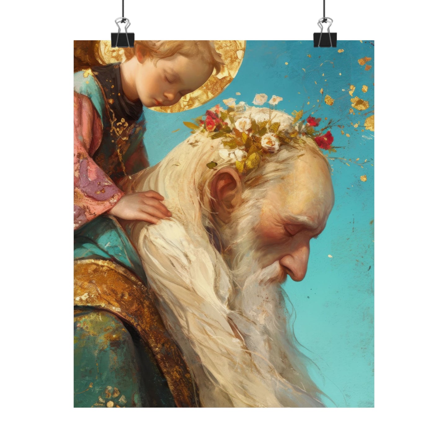 Saint Alexis Falconieri - Sanctified Souls Print - Multiple Sizes - Premium Posters - Catholic Art - Christian Home Decor Artwork