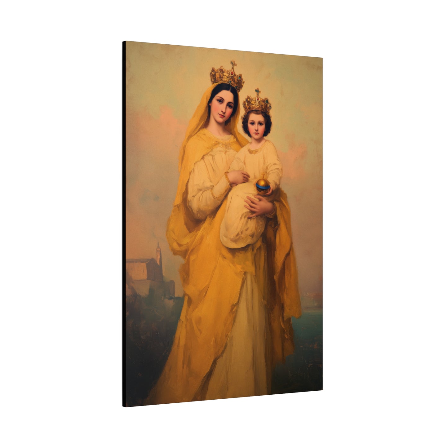 Our Lady of Prompt Succor - Gallery Wrapped Canvas - Print - Religious Art for your Home - Catholic