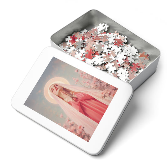 Saint Illuminata - Puzzle & Keepsake Tin - Religious Jigsaw Puzzle (30, 110, 252, 500,1000-Piece)
