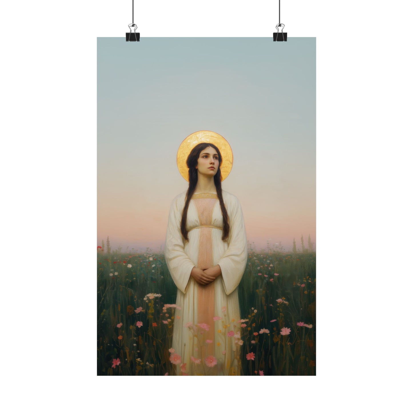 Saint Sabina - Sanctified Souls Print - Multiple Sizes - Premium Matte Vertical Posters - Patron Saint Art